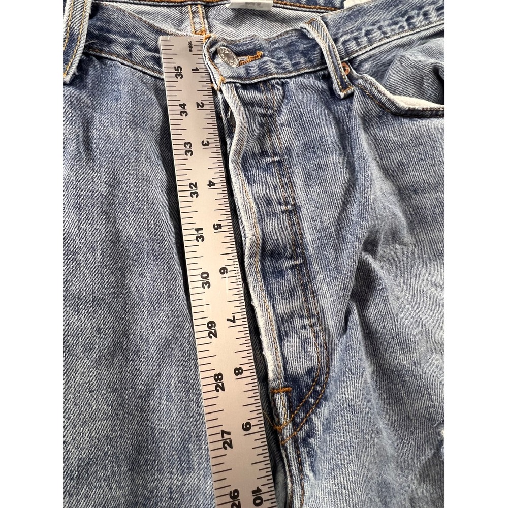 Levi's 501 XX Jeans Mens38x34 Light Wash Distressed Button Fly - Picture 3 of 16